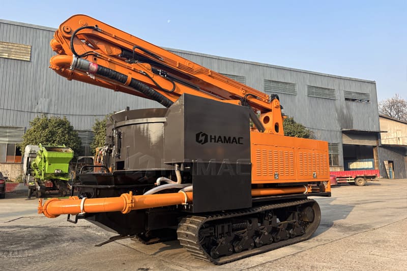 Introduction to Crawler Concrete Mixer with Pump Truck-02