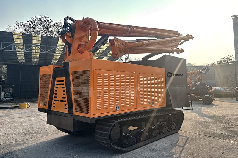 Introduction to Crawler Concrete Mixer with Pump Truck-03