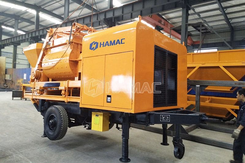 Introduction to Twin Shaft Concrete Mixer Pump-03